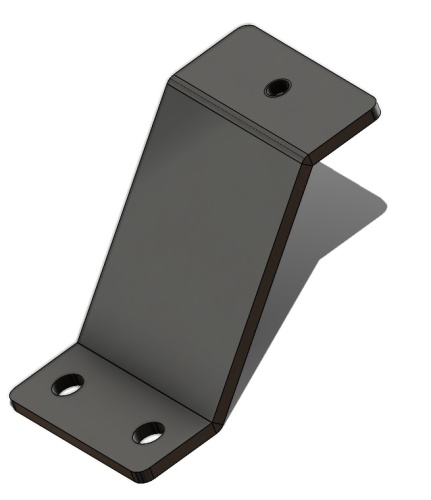 PV Outer Case Bracket Freestanding Rear